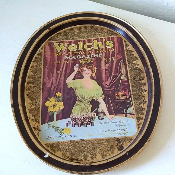 4/$10- Vintage Decor Tray